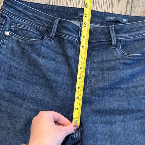 J. Jill Denim Dark Blue Authentic Fit Slim Ankle, 10 Tall - Picture 8 of 11